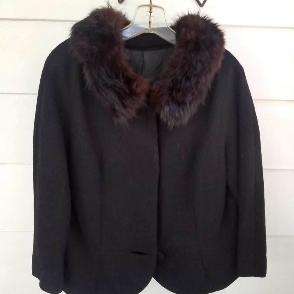 1960s Mink Collar Jacket